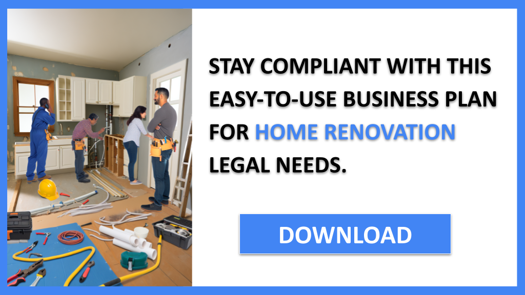 Business Plan Example for Home Renovation - Home Renovation Legal Considerations- CTA3