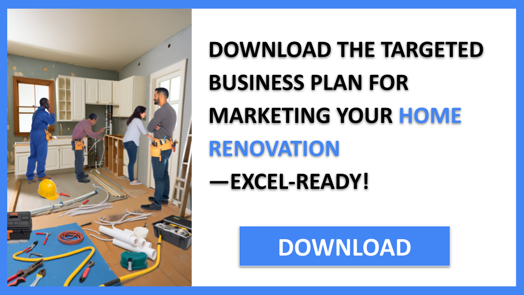 Business Plan Example for Home Renovation - Home Renovation Marketing Plan- CTA2