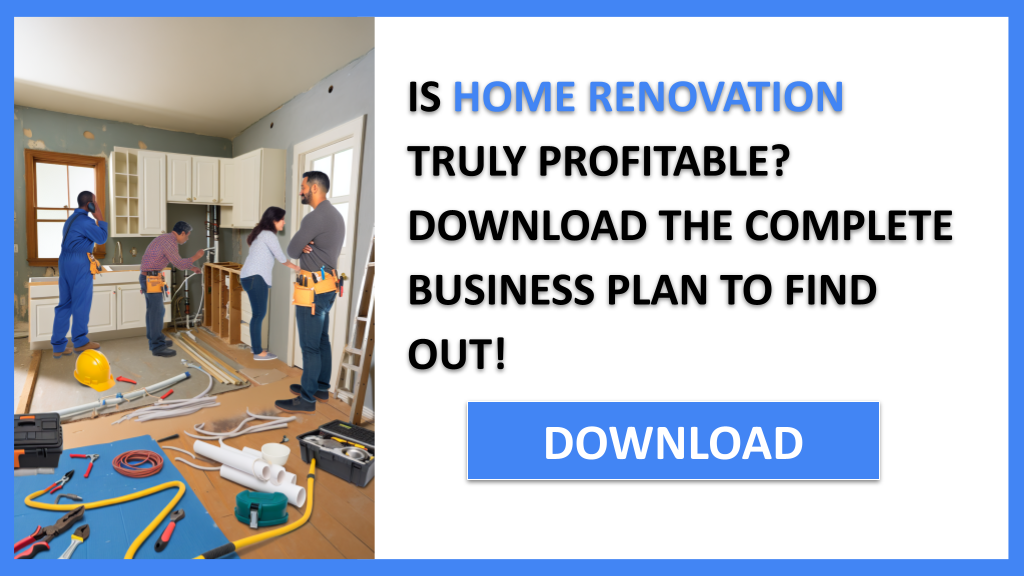 Business Plan Example for Home Renovation - Home Renovation Profitability- CTA1