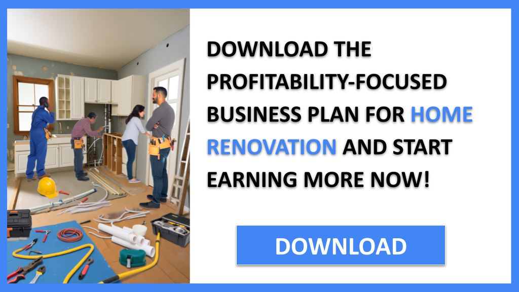 Business Plan Example for Home Renovation - Home Renovation Profitability- CTA3