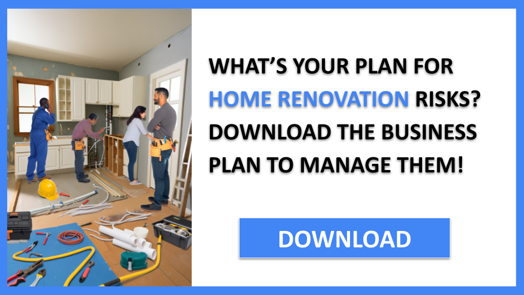 Business Plan Example for Home Renovation - Home Renovation Risk Management- CTA1