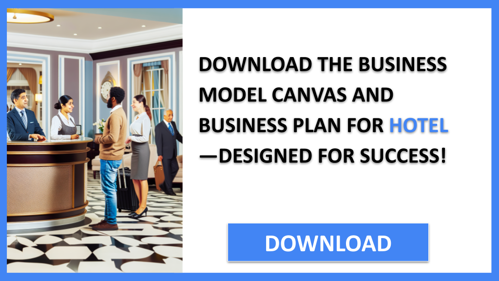 Business Plan Example for Hotel - Hotel Business Model Canvas- CTA2