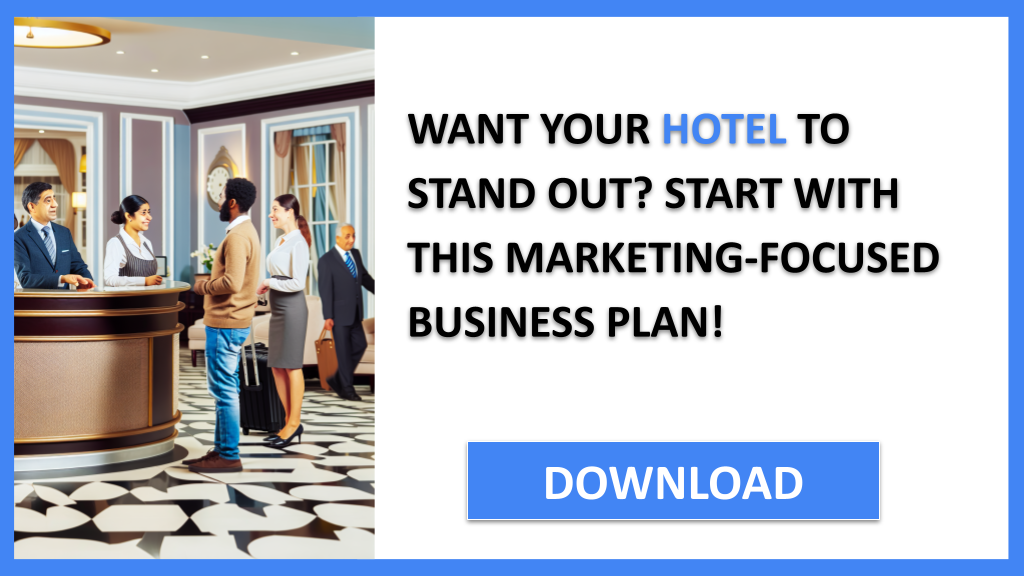 Business Plan Example for Hotel - Hotel Marketing Plan- CTA1