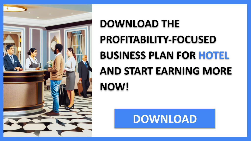 Business Plan Example for Hotel - Hotel Profitability- CTA3