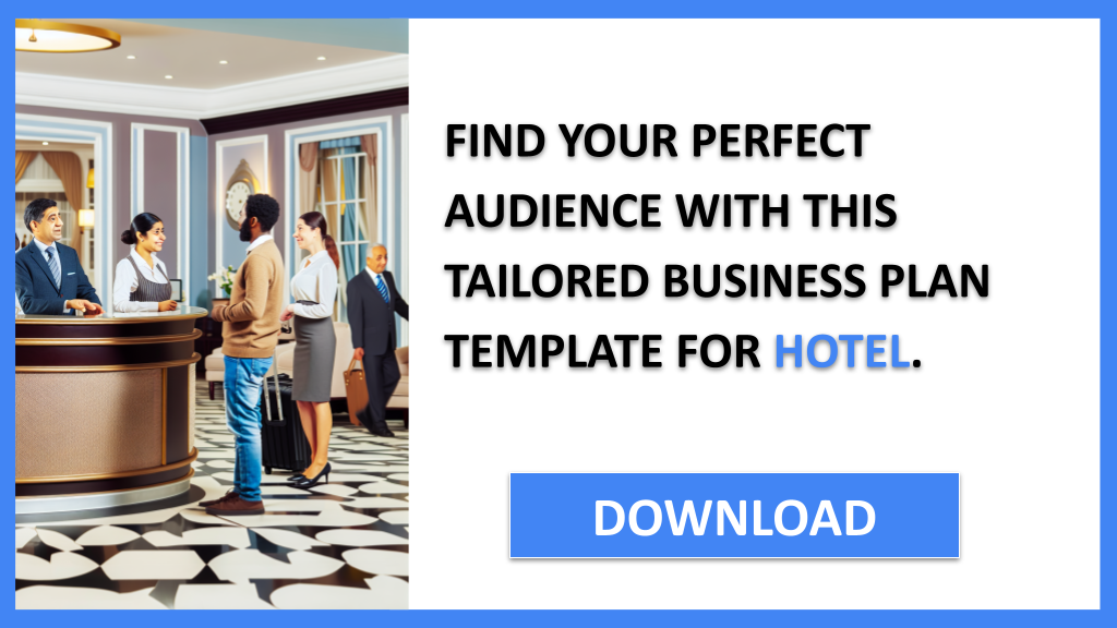 Business Plan Example for Hotel - Hotel Customer Segments- CTA2