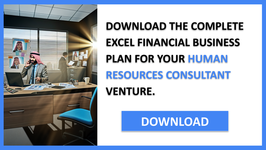 Business Plan Example for Human Resources Consultant - Human Resources Consultant Financial Plan- CTA2