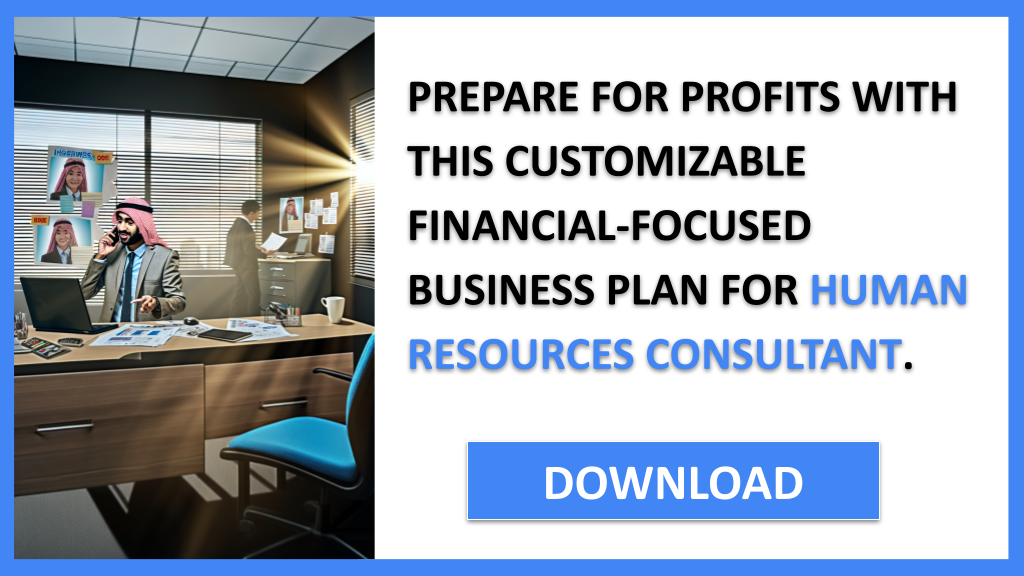 Business Plan Example for Human Resources Consultant - Human Resources Consultant Financial Plan- CTA3