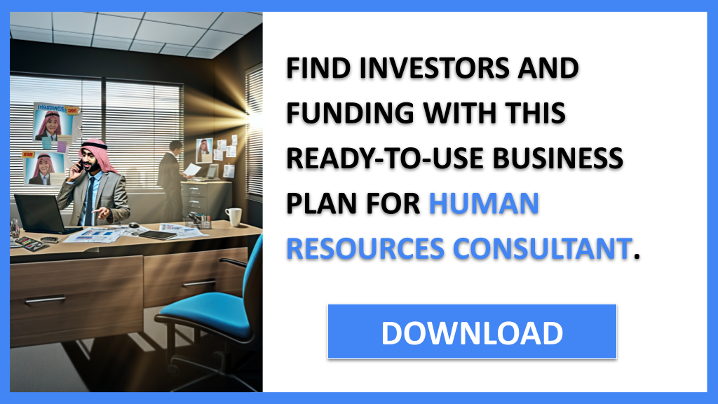 Business Plan Example for Human Resources Consultant - Human Resources Consultant Funding Options- CTA3