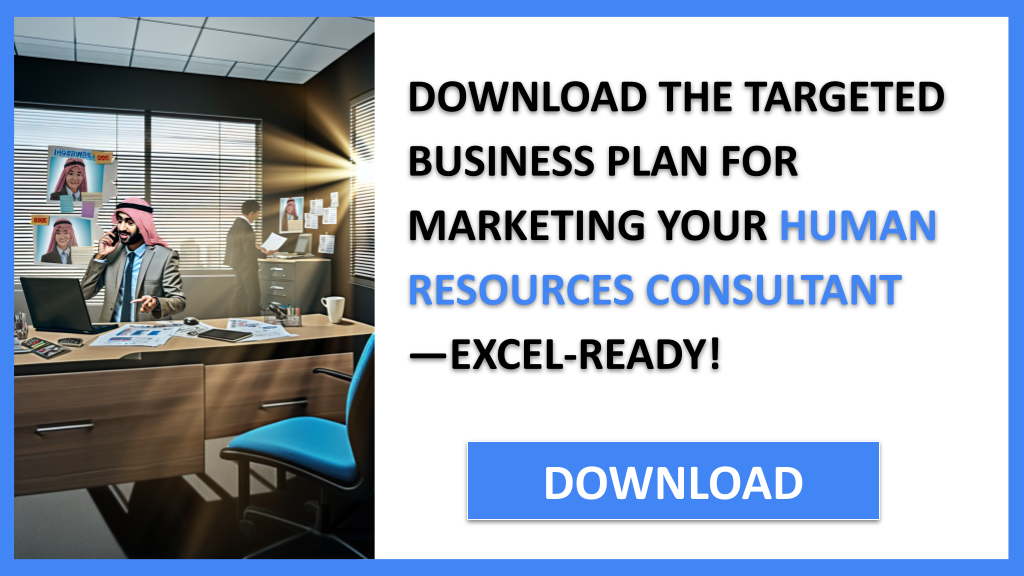 Business Plan Example for Human Resources Consultant - Human Resources Consultant Marketing Plan- CTA2