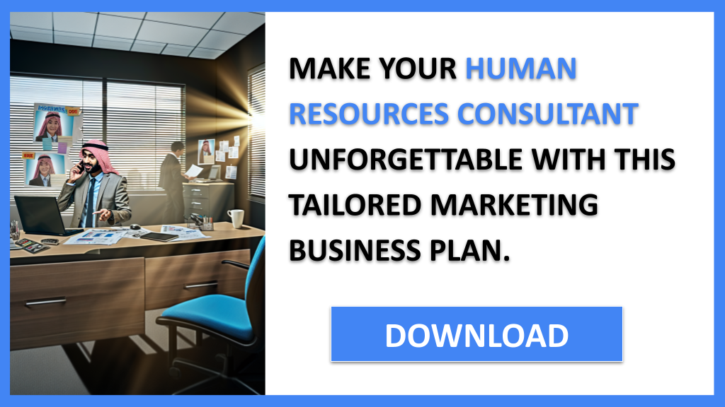 Business Plan Example for Human Resources Consultant - Human Resources Consultant Marketing Plan- CTA3