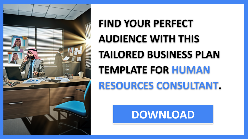 Business Plan Example for Human Resources Consultant - Human Resources Consultant Customer Segments- CTA2