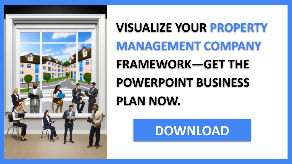 Business Plan Example for Property Management Company - Property Management Company Business Model Canvas- CTA3
