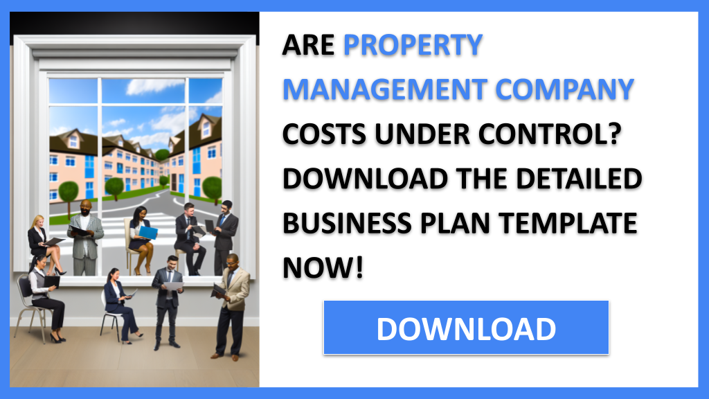 Business Plan Example for Property Management Company - Property Management Company Costs- CTA1