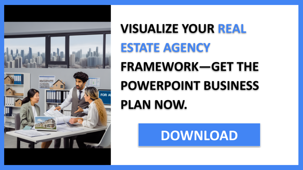Business Plan Example for Real Estate Agency - Real Estate Agency Business Model Canvas- CTA3
