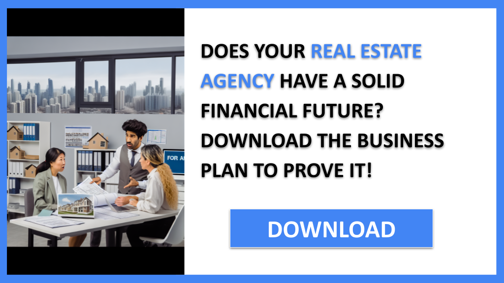 Business Plan Example for Real Estate Agency - Real Estate Agency Financial Plan- CTA1