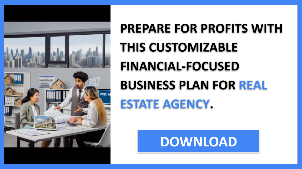 Business Plan Example for Real Estate Agency - Real Estate Agency Financial Plan- CTA3