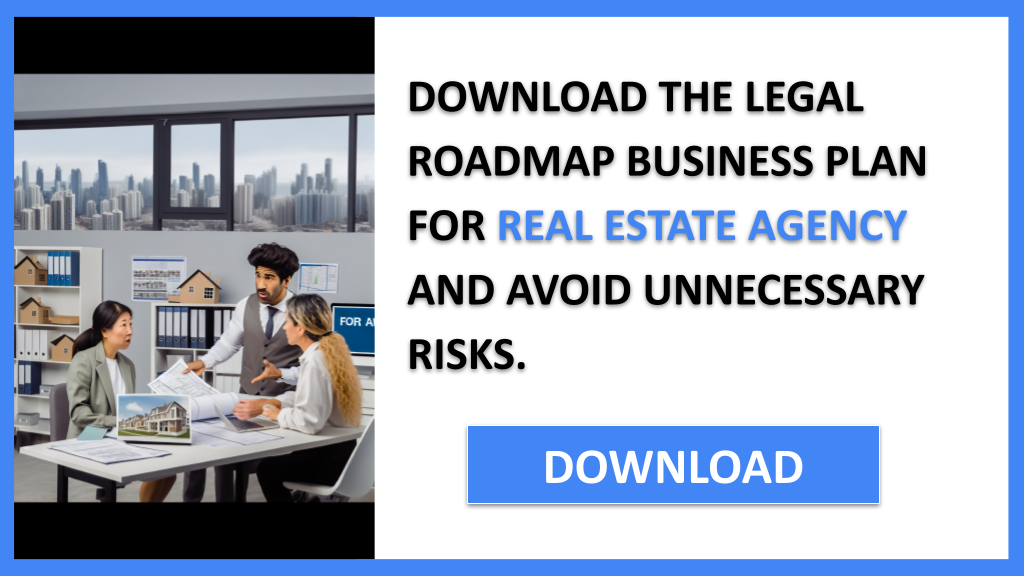 Business Plan Example for Real Estate Agency - Real Estate Agency Legal Considerations- CTA2