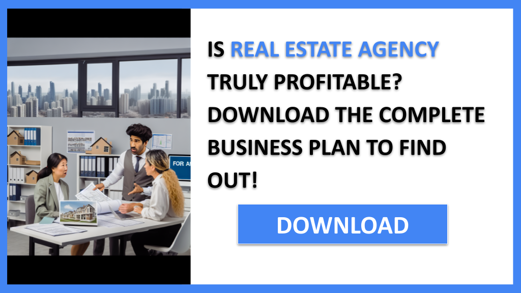 Business Plan Example for Real Estate Agency - Real Estate Agency Profitability- CTA1