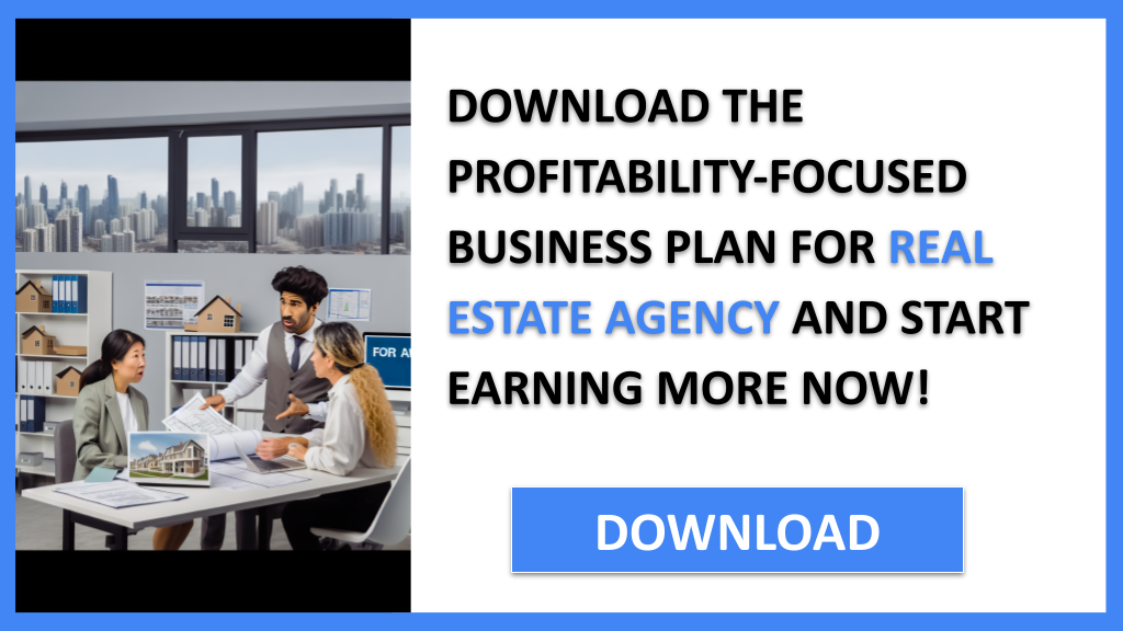 Business Plan Example for Real Estate Agency - Real Estate Agency Profitability- CTA3