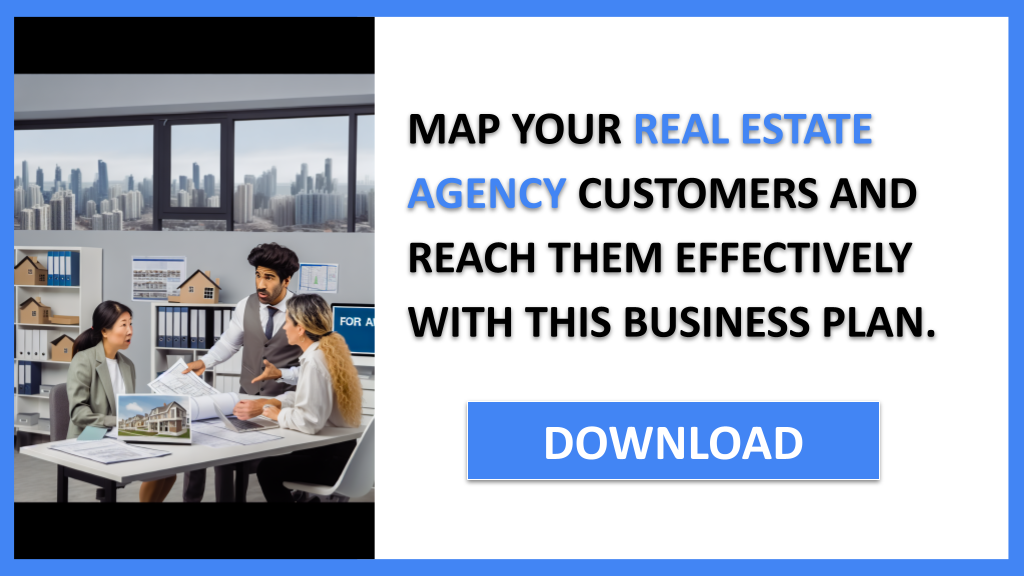 Business Plan Example for Real Estate Agency - Real Estate Agency Customer Segments- CTA3