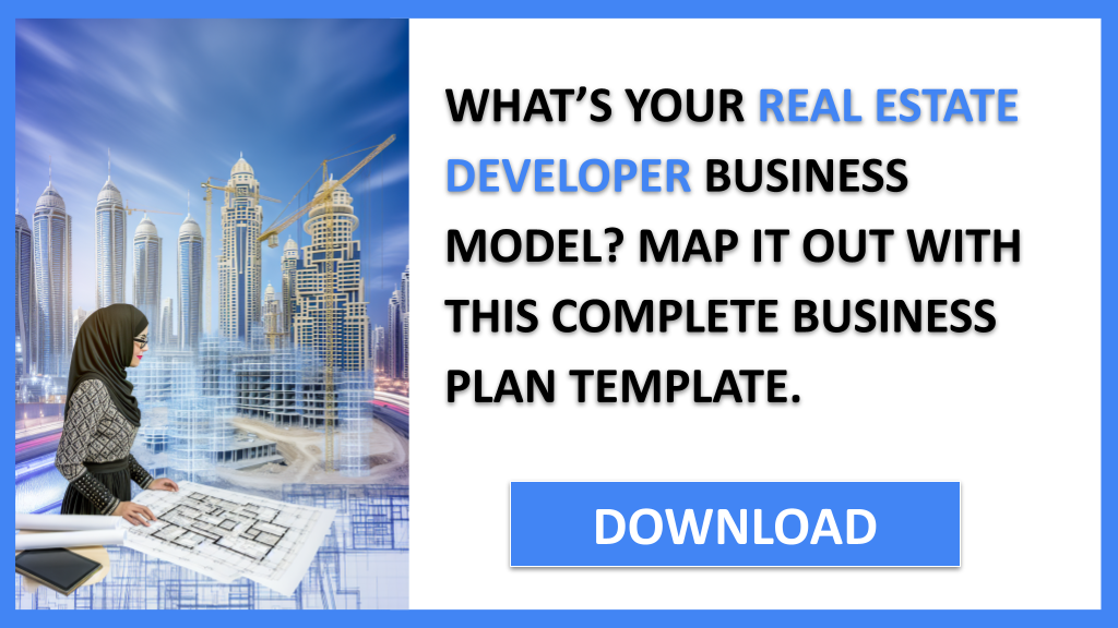 Business Plan Example for Real Estate Developer - Real Estate Developer Business Model Canvas- CTA1