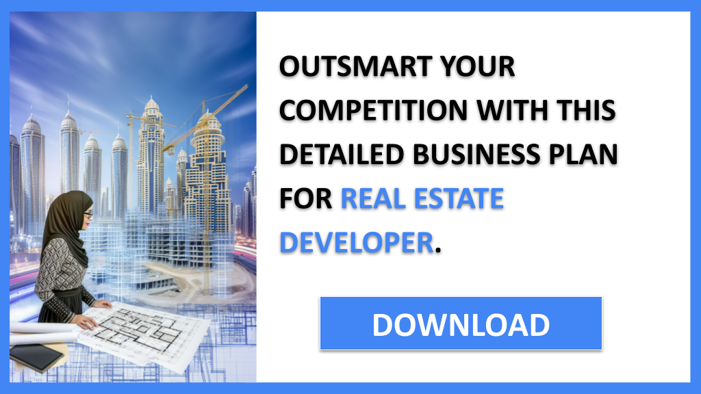 Business Plan Example for Real Estate Developer - Real Estate Developer Competition Study- CTA3