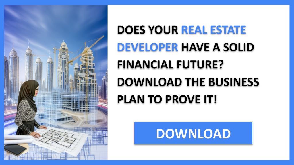 Business Plan Example for Real Estate Developer - Real Estate Developer Financial Plan- CTA1