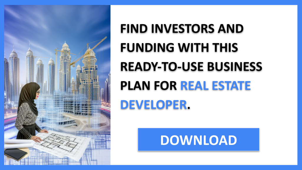 Business Plan Example for Real Estate Developer - Real Estate Developer Funding Options- CTA3