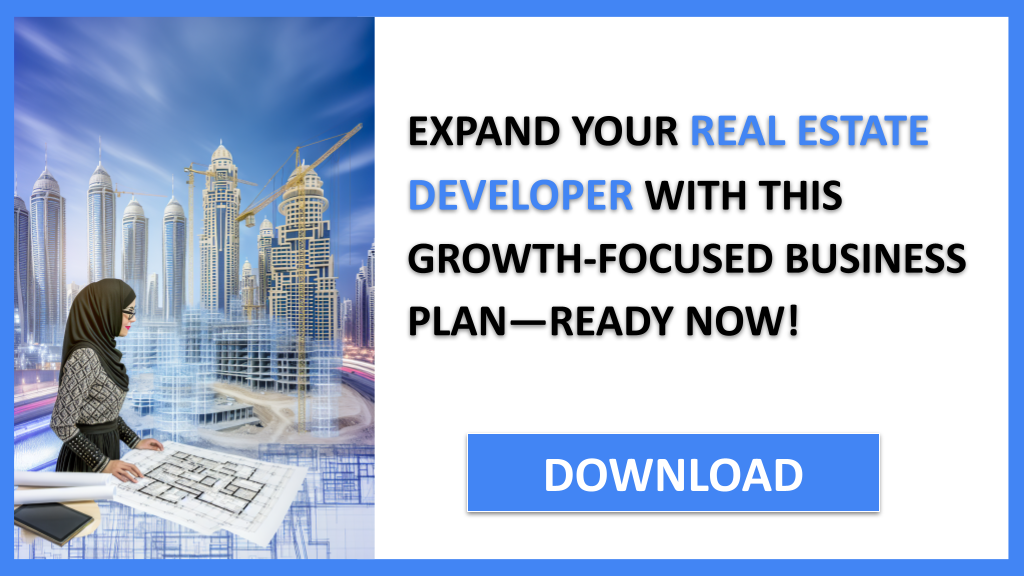 Business Plan Example for Real Estate Developer - Real Estate Developer Growth Strategy- CTA3