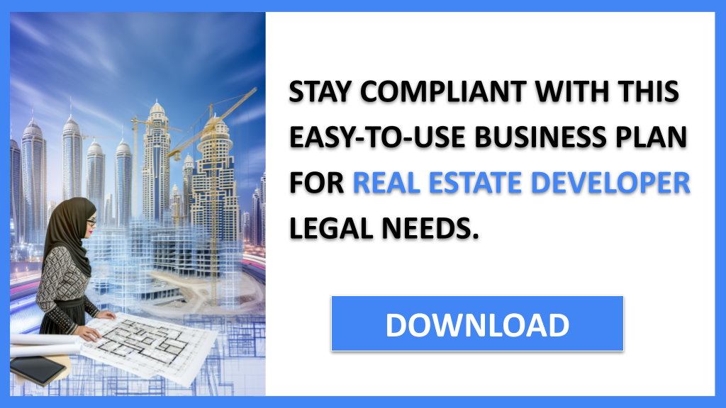 Business Plan Example for Real Estate Developer - Real Estate Developer Legal Considerations- CTA3