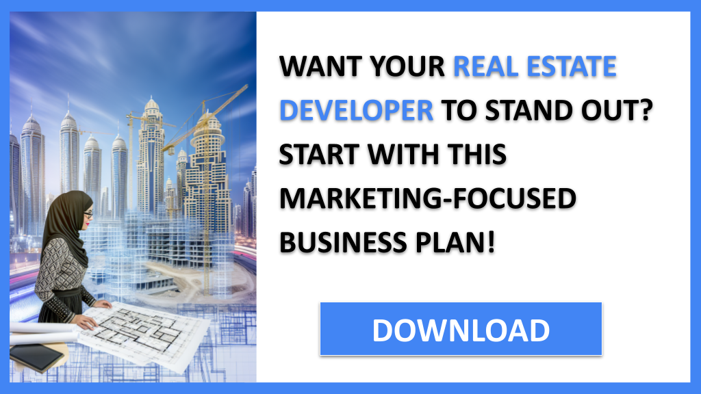 Business Plan Example for Real Estate Developer - Real Estate Developer Marketing Plan- CTA1