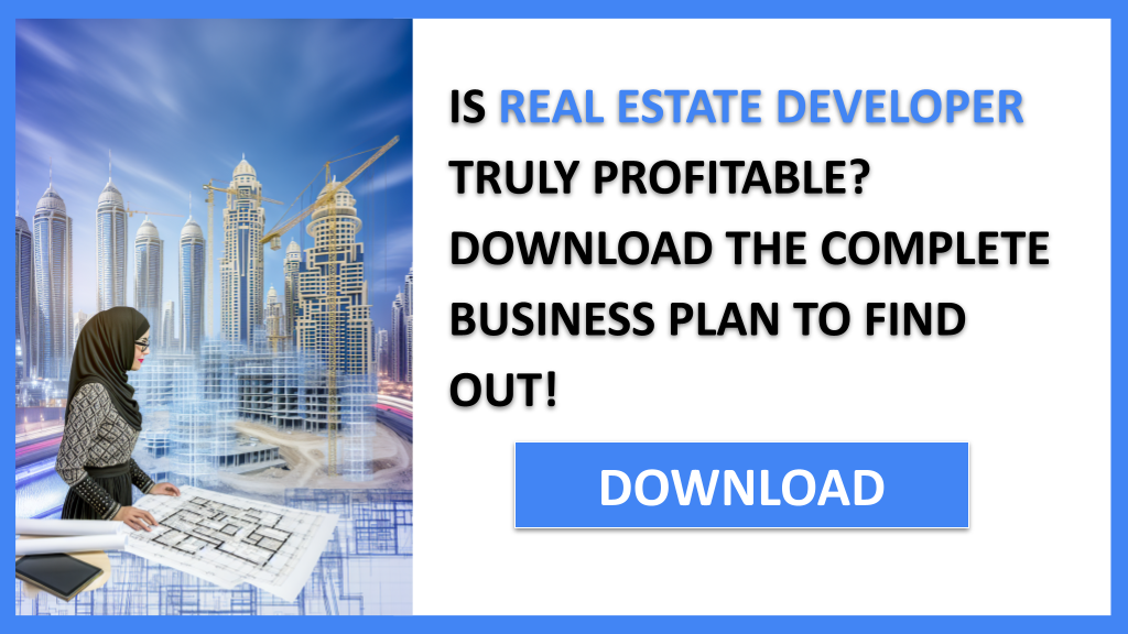 Business Plan Example for Real Estate Developer - Real Estate Developer Profitability- CTA1