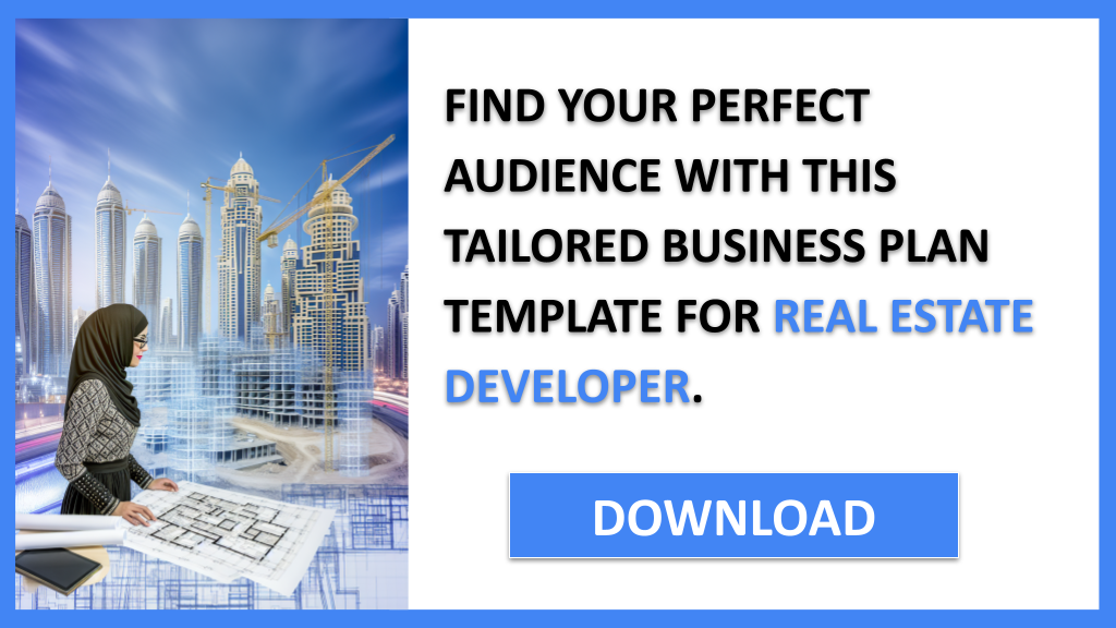 Business Plan Example for Real Estate Developer - Real Estate Developer Customer Segments- CTA2