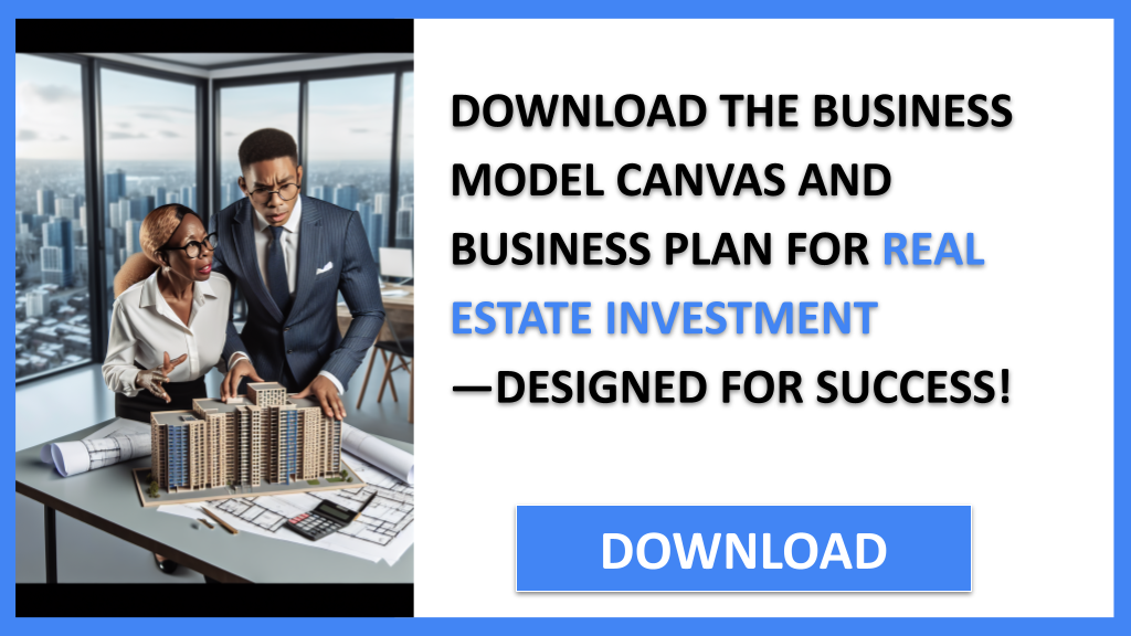 Business Plan Example for Real Estate Investment - Real Estate Investment Business Model Canvas- CTA2