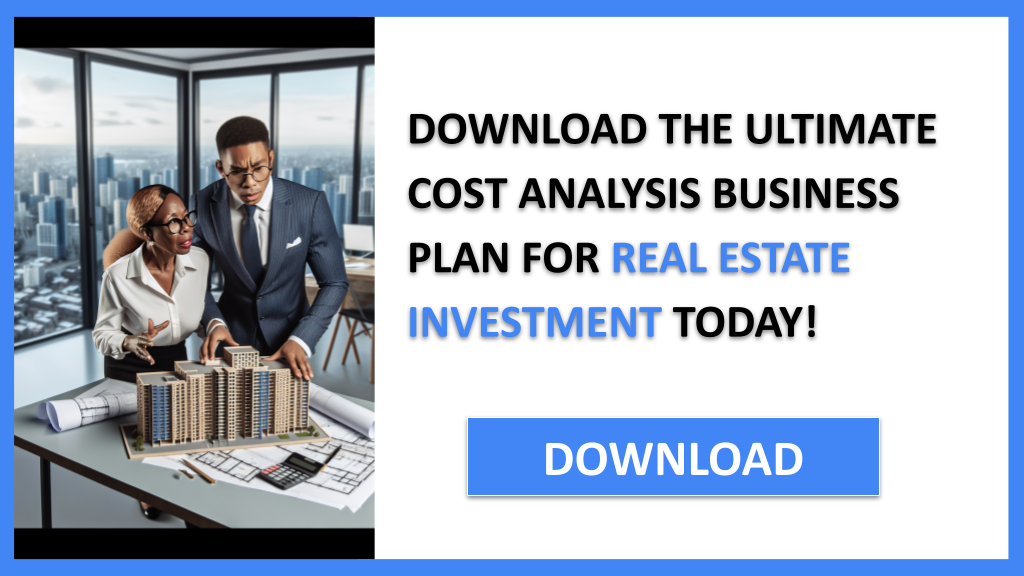 Business Plan Example for Real Estate Investment - Real Estate Investment Costs- CTA3