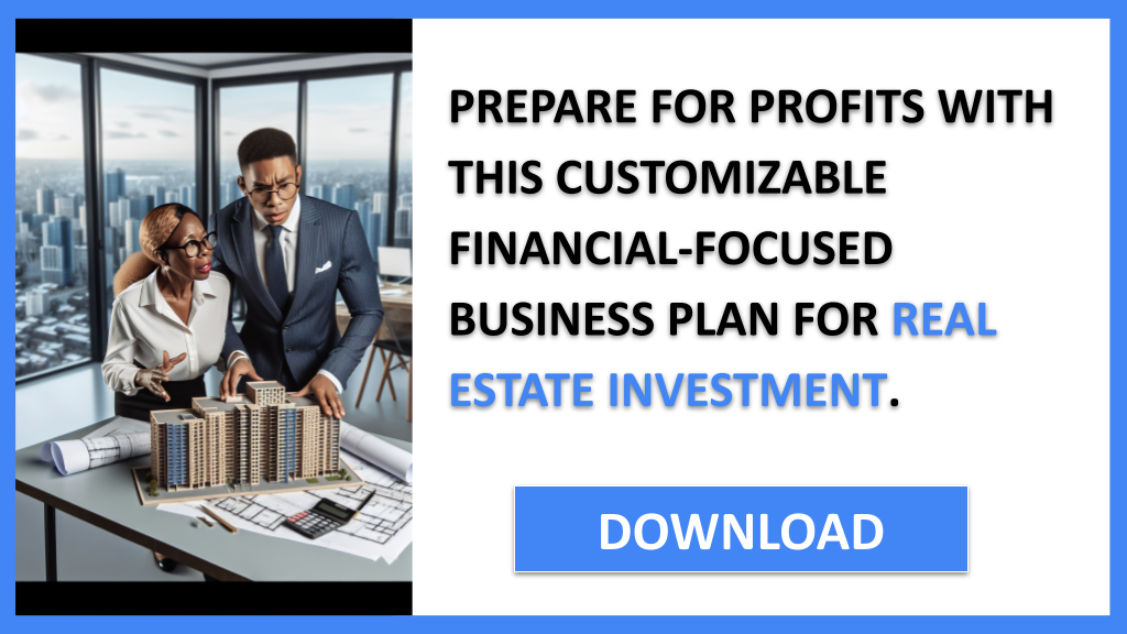 Business Plan Example for Real Estate Investment - Real Estate Investment Financial Plan- CTA3