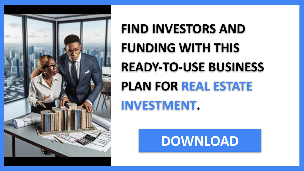 Business Plan Example for Real Estate Investment - Real Estate Investment Funding Options- CTA3