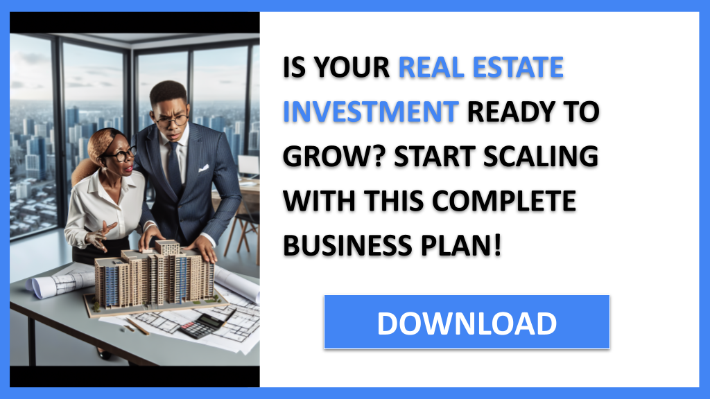 Business Plan Example for Real Estate Investment - Real Estate Investment Growth Strategy- CTA1