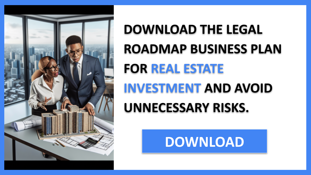 Business Plan Example for Real Estate Investment - Real Estate Investment Legal Considerations- CTA2