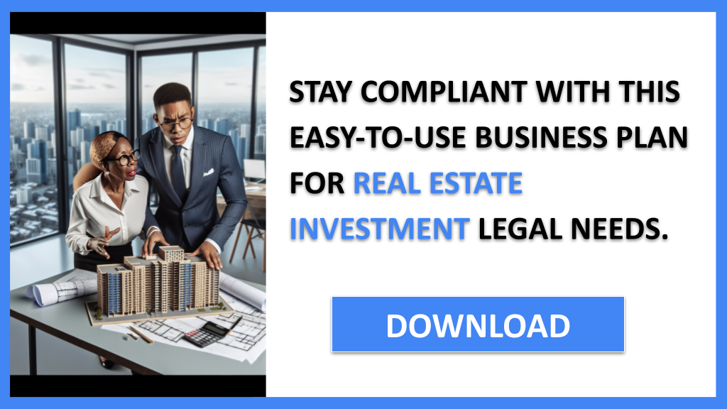 Business Plan Example for Real Estate Investment - Real Estate Investment Legal Considerations- CTA3