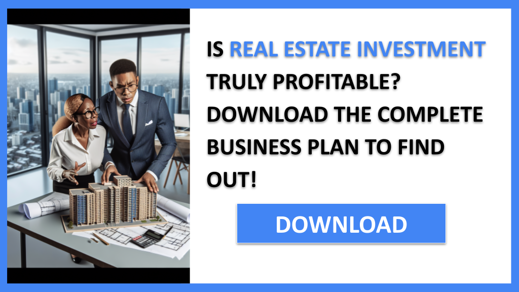 Business Plan Example for Real Estate Investment - Real Estate Investment Profitability- CTA1