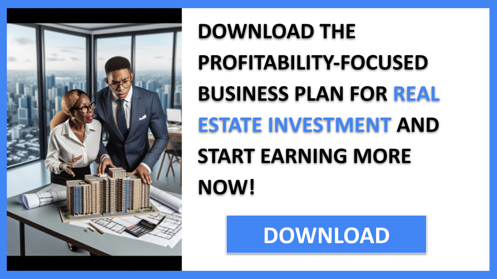 Business Plan Example for Real Estate Investment - Real Estate Investment Profitability- CTA3