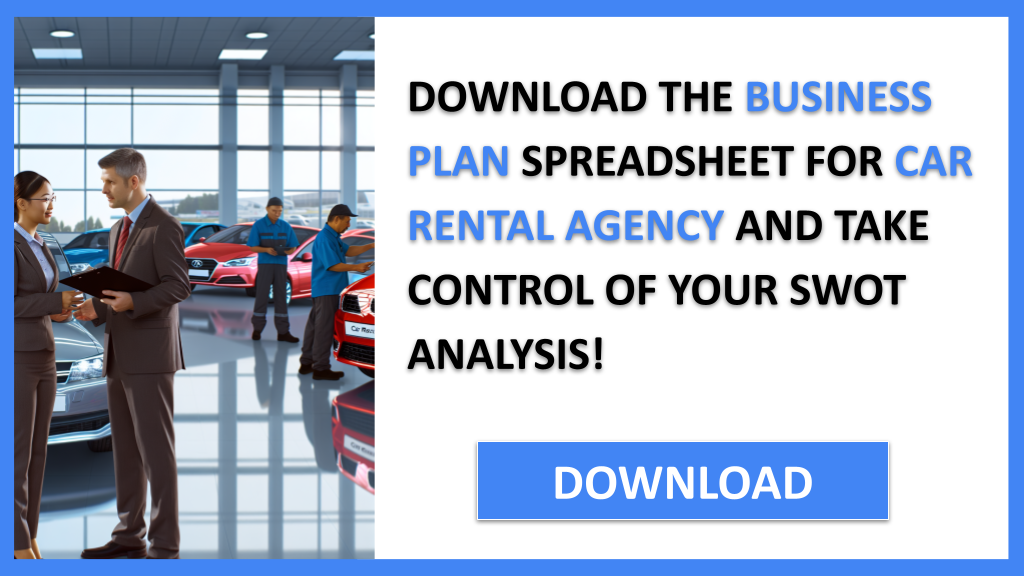 Business Plan Example for Car Rental Agency - Car Rental Agency SWOT Analysis- CTA3