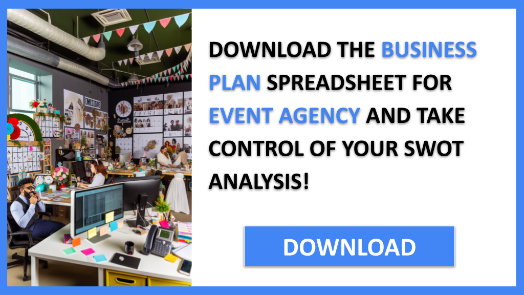 Business Plan Example for Event Agency - Event Agency SWOT Analysis- CTA3