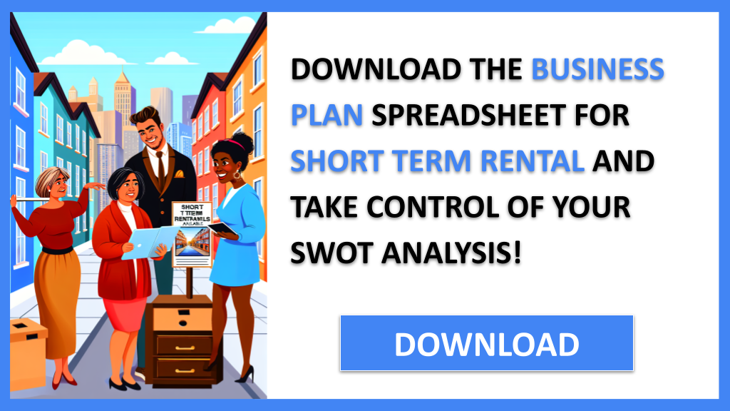 Business Plan Example for Short Term Rental - Short Term Rental SWOT Analysis- CTA3