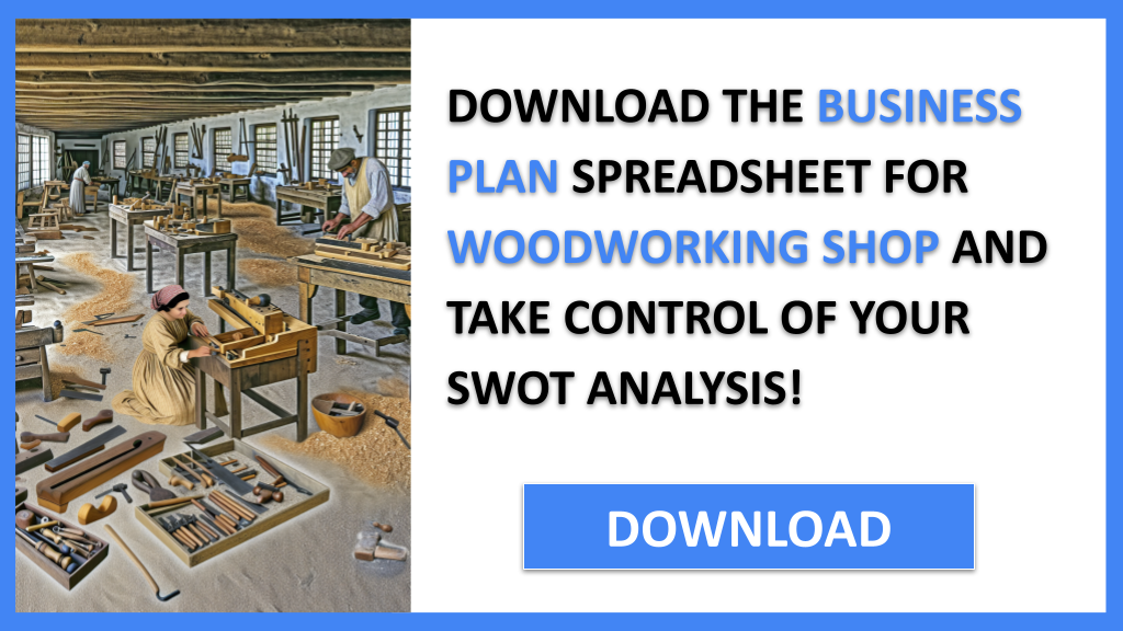 Business Plan Example for Woodworking Shop - Woodworking Shop SWOT Analysis- CTA3