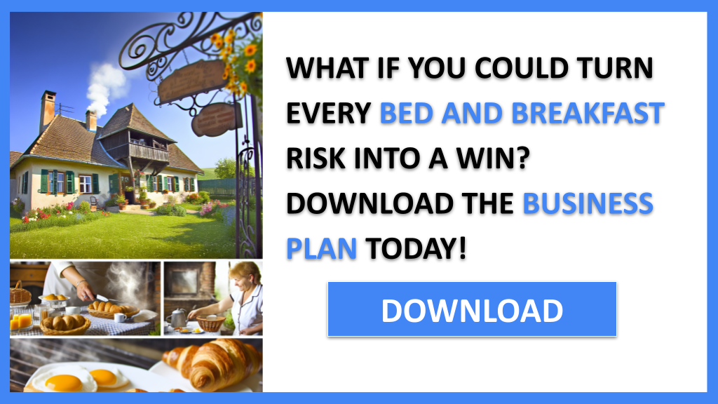 Business Plan Example for Bed And Breakfast - Bed And Breakfast SWOT Analysis- CTA1