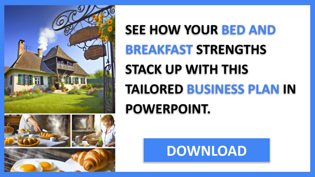Business Plan Example for Bed And Breakfast - Bed And Breakfast SWOT Analysis- CTA2