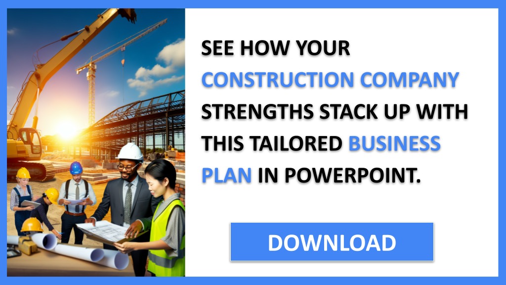 Business Plan Example for Construction Company - Construction Company SWOT Analysis- CTA2