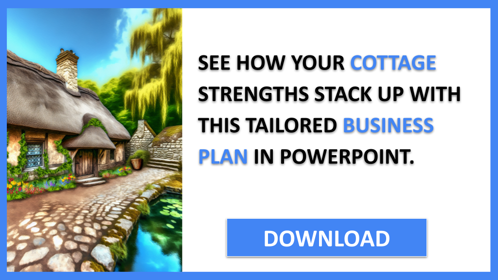 Business Plan Example for Cottage - Cottage SWOT Analysis- CTA2